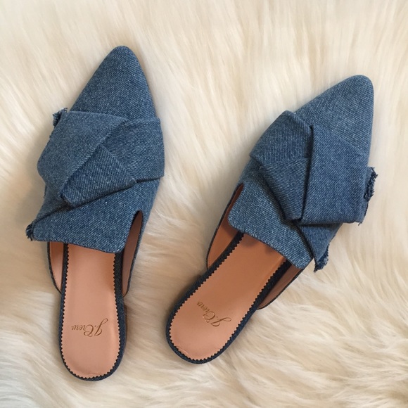 j crew pointed toe slide